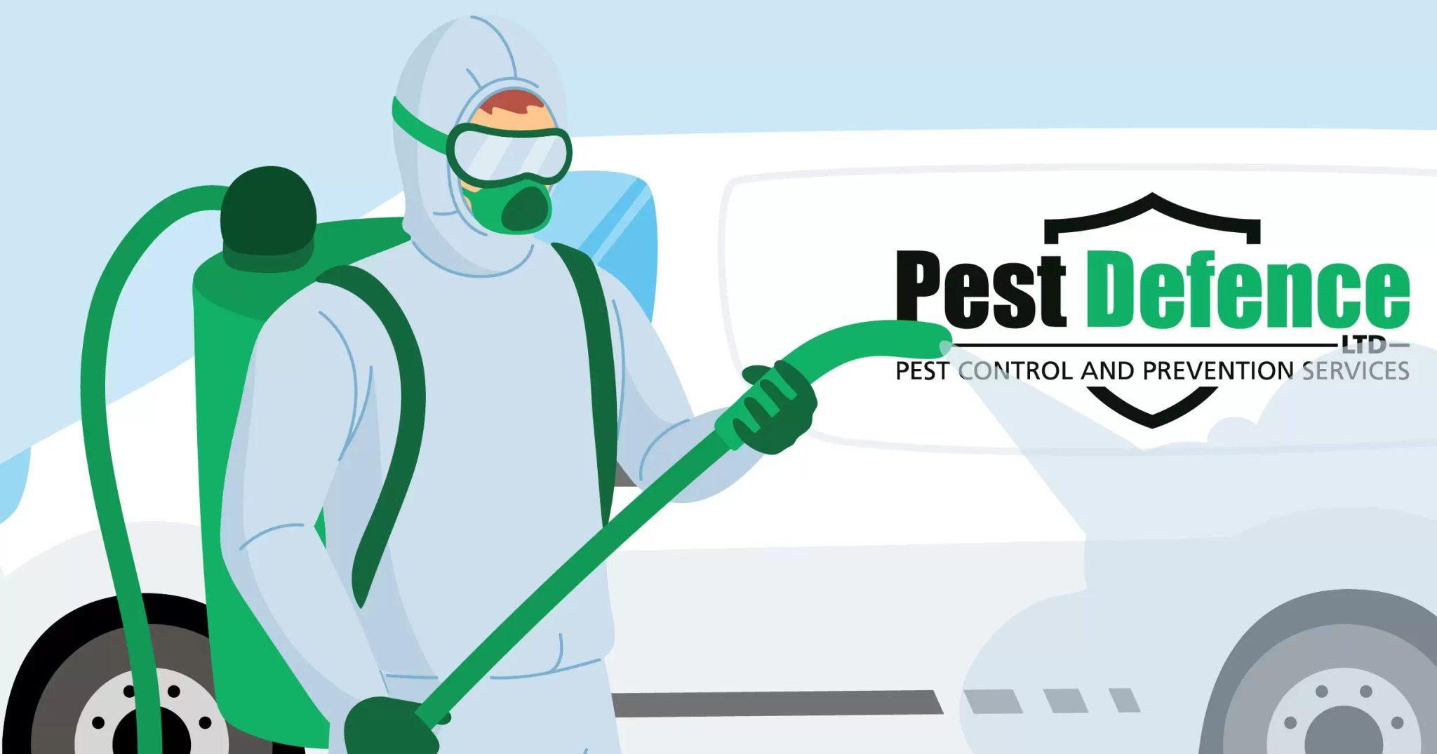 Graphic representing Pest Defence at work